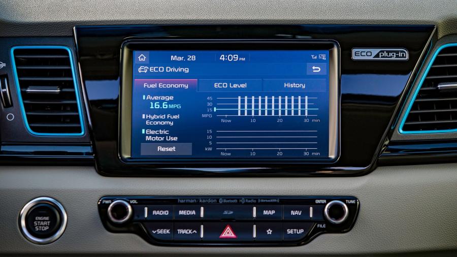 Детали интерьера Kia Niro Plug-In Hybrid (DE) 2018 года  (NA) (фото 37 из 47)